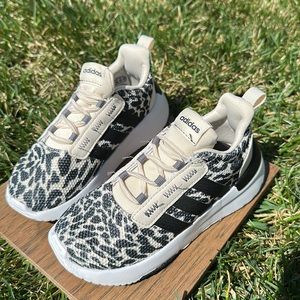Toddler girls adidas leopard sneaker